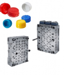Cap molding for industrial packaging